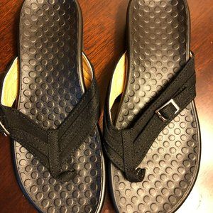 Black Flip Flops
